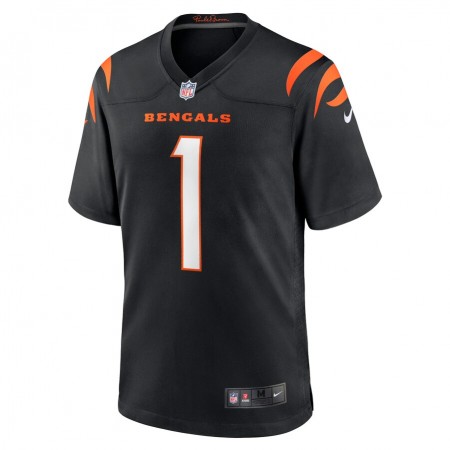 Maillot Homme Cincinnati Bengals Ja Marr Chase 1 Nike Noir 2021 NFL Draft